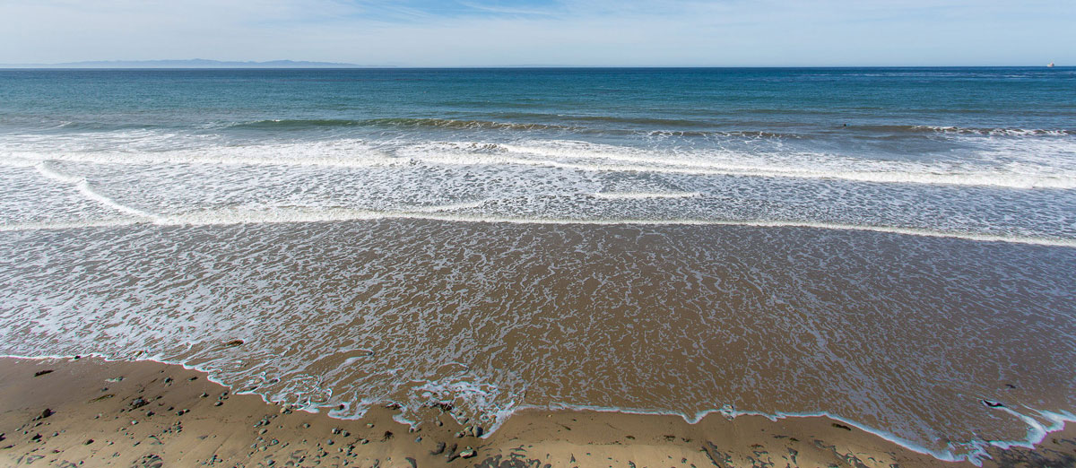 UCSB beach scene